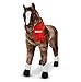 Melissa & Doug Personalized Giant Horse Lifelike Stuffed Animal