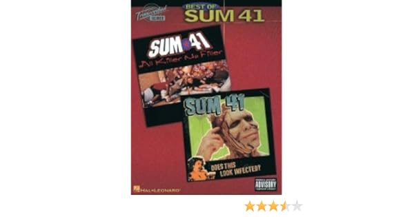 Best Of Sum 41 Transcribed Scores Sum 41 0073999498387 Amazon