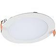 HALO HLB Series 6 in. Selectable White Round New Construction/Remodel Recessed Integrated LED Direct Mount Downlight Kit
