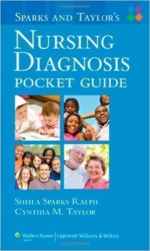 Sparks And Taylor S Nursing Diagnosis Pocket Guide By Ralph Sheila Sparks Taylor Cynthia M 1st First Edition Paperback 2010 Aa Amazon Com Books