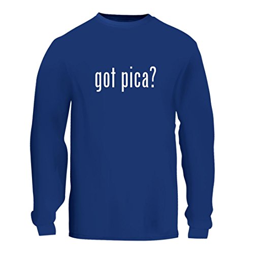 got pica? - A Nice Men's Long Sleeve T-Shirt Shirt, Blue, Large