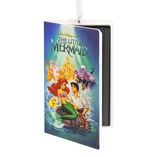 Hallmark Disney Princess The Little Mermaid VHS Tape Christmas Ornament