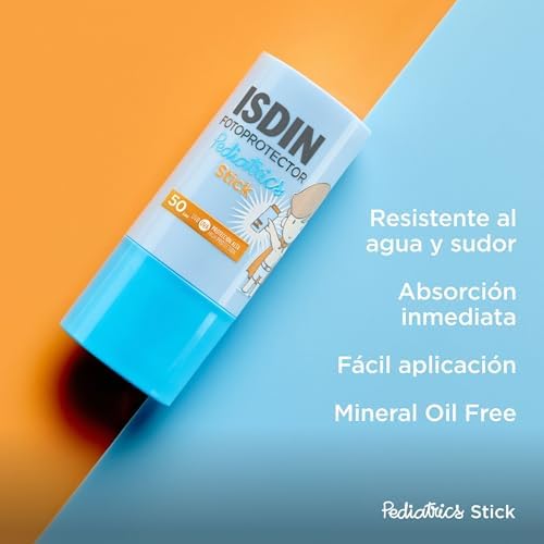 Pediatrics Stick SPF 50 Protector en Stick para Niños y Bebés, Alta Protección en las Zonas más Sensibles y Expuestas, 20 g