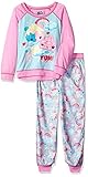 Num Noms Big Girls' Scented 2 Piece Sleepwear Set, Pink, Medium