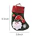Rongyuxuan 4 Pack 3D Mini Christmas Stockings, Stocking for Kids Gifts, Christmas Eve Hanging, Tree Ornament, Home Decor