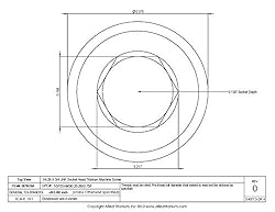 Allied Titanium 0016764, (Pack of 10) 1/4-28 X 3/4