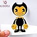 GTOTd Stickers for Boris and Bendy Vinyl Waterproof Stickers Skateboard Guitar Travel Case Sticker Door Laptop Luggage Car Bike Bicycle Helmet Stickers
