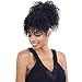 POP BELL (1B Off Black) - Freetress Equal Synthetic Drawstring Ponytail & Bang