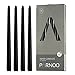 Light In The Dark Black Taper Candles - Set of 14 Dripless Candles - 12 inch Tall, 3/4 inch Thick - 10 Hour Clean Burning