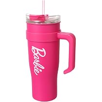 Amazon.com | Barbie Insulated Tumbler Travel Mug 33oz Stainless ...