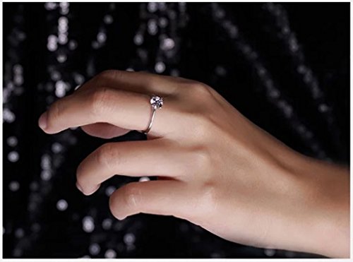 unnati creation sterling platinum plated couple ring for boy & girls