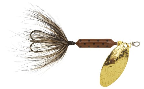 Yakima Bait Wordens Original Rooster Tail Spinner Lure, Pumpkin Seed, 1/6-Ounce