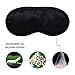 Silk Sleep Mask for Women,Men,Soft Light Blocking Natural Silk Sleeping Eye Mask with Ear Plug Set for Travel, Blackout Blindfold with Adjustable Strap