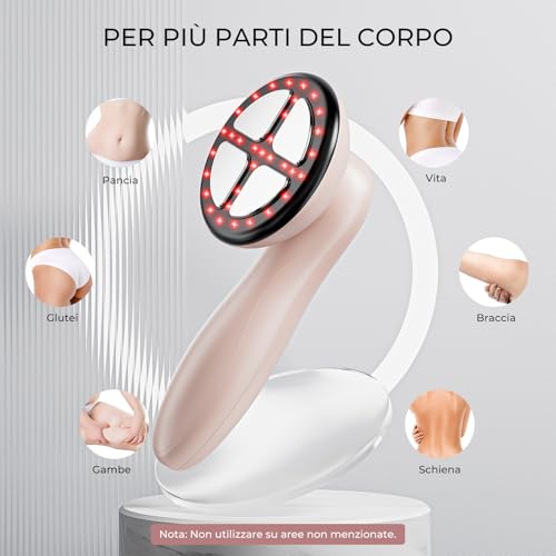 Professional Anti-Cellulite Massager, Wireless Anti-Cellulite Massager for Tummy, Waist, Arms, Legs, Buttocks