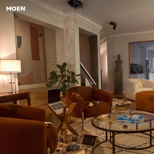 Moen Flo Smart Water Monitor and Automatic Shutoff Sensor, Wi-Fi Connected Water Leak Detector for 1-Inch Diameter Pipe, 900-006 - View 18