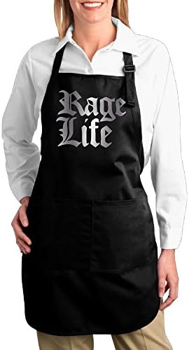FUNNY MOPAD Machine Gun Kelly MGK Rage Platinum Style Kitchen Apron With Front Pockets
