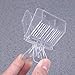 VORCOOL 5pcs Beekeeping Queen Bee Cage Catcher Clips - Transparent Plastic