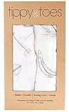 Softest Muslin Swaddle Baby Blankets - 70% Bamboo 30% Cotton 2 Pack 