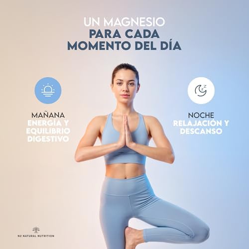 Citrato de Magnésio 1440mg + Bisglicinato de Magnésio 600mg + Malato 600mg. 440mg de Magnésio Elementar de Alta Biodisponibilidade. Reduz a fadiga, alivia as dores articulares e musculares. 3 meses. N 2