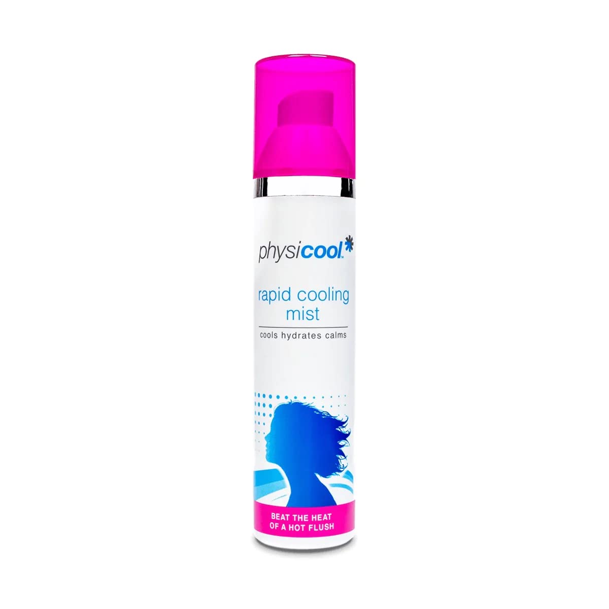 Physicool Menopause Cooling Mist 125mL Bottle, Rapidly Reduce Redness & Heat from a Hot Flush, Cools, Hydrates, Calms, Can be Applied Over Make-up