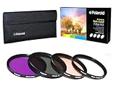 Polaroid Optics 62mm 4 Piece Filter Set (UV, CPL, FLD, WARMING)