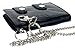 Men's Biker's Wallet Kabana with 18 Inches (45 cm) Long Metal Chain to Hang