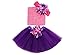 Wholesale Princess Tutu Gift Set Hot Pink and Purple