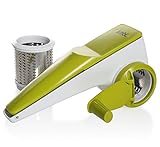 Jumbl Rotary Cheese Grater - Nuts, Chocolate Grater with Dual Grating Cylinders