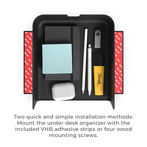 HumanCentric Under Desk Storage Shelf, Under Desk Drawer Organizer for