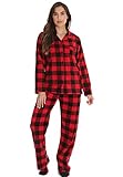 #followme 6371-10195-1X Printed Flannel Button
