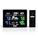 Port PO207-A Wireless Color LCD Display Indoor Outdoor Weather Forecast Station with Alarm