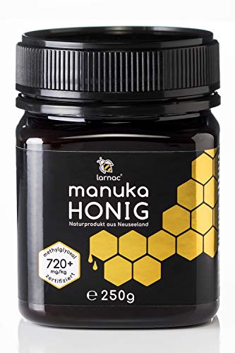 Larnac Manuka Honig 720+ MGO aus Neuseeland, 250g, zertifizierter Methylglyoxalgehalt