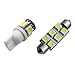 Partsam 8pcs White Map Dome License Plate LED Light Package Kit Replacement for Ford Super Duty F-250 F-350 F-450 2005 & Up