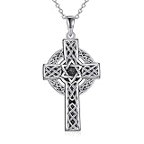 YFN Celtic Cross Necklace Sterling Silver Celtic