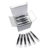 1TattooWorld (50) X STERILIZED ASSORTED (ROUNDS/MAGS/FLATS) TUBES WITH BLACK RUBBER GRIPS 5/8", OTW-Grip-50M
