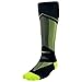 NIKE Elite Graduated Compression OTC Running Socks, Black/Yellow, US13