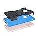 iPhone 7 Plus Case Moonmini Shockproof Hybrid Heavy Duty Dual Layer Rugged Armor Case Kickstand Cover Defender for iPhone 7 Plus 5.5 Inch - Blue