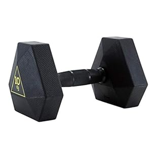 Dumbbells 5 kg gewichten voor mannen halters 1 rubberen gewicht fitness set, 2,5 kg, 5 kg, 7,5 kg, 10 kg, 15 kg/home gym…