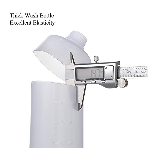 Wash Bottle LDPE Bottle with Narrow Mouth 250ml 500ml (Pack of 2)