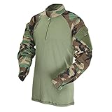 TACTICAL RESPONSE UNIFORM (TRU) 1/4-ZIP COMBAT SHIRT 50/50 Nylon/Cotton Rip-Stop, 2545004