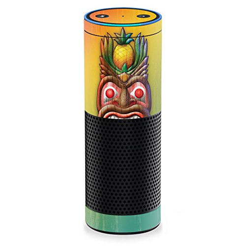 Skin-For-Amazon-Echo-Amazon-Echo-Plus--Tiki-Man-MightySkins-Protective-Durable-and-Unique-Vinyl-Decal-wrap-cover-Easy-To-Apply-Remove-and-Change-Styles-Made-in-the-USA