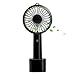ifecco Mini Handheld Fan, Portable Mini Fan with Build-in 2600mAh USB Rechargeable Fan for Outdoor Room Office Household Traveling (Black)