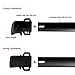 ALAVENTE Roof Rack Cross Bars for Jeep Compass 2011 2012 2013 2014 2015 2016 Crossbars Rooftop Luggage Rack for Compass (Black)
