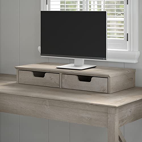 Bush Furniture Key West Desktop Organizer with Drawers, Desk Drawers