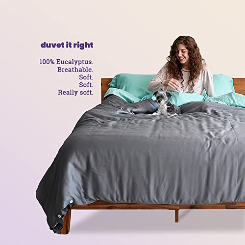 Sheets& Giggles Eucalyptus Lyocell Duvet Cover. Sinfully Soft (but