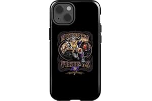Skinit Impact Phone Case Compatible with iPhone 14 - Officially Licensed Liquid Blue NFL Minnesota Vikings Running Back Design