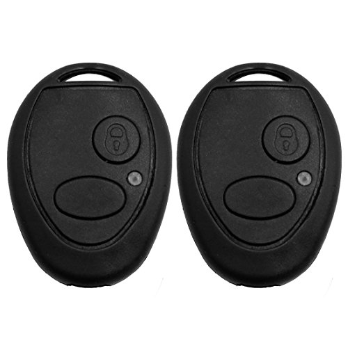 uxcell 2 Pcs 2 Buttons Key Case Shell Replacement N5FVALTX3 for Land for Rover Discovery