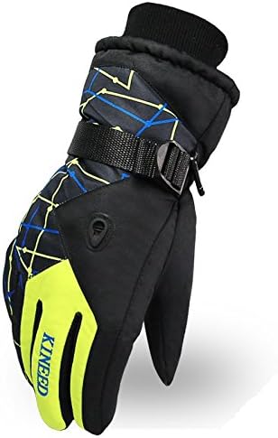 Atostyle Snowboard Gloves Winter Warm Ski Golve For Men Outdoor Sports Warm Windproof Bicycle Cycling Golves Ski Gloves Waterproof Women Windproof Gloves For Outdoors Cold Weather. (Men-06)