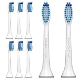 DiamondWhite Sonicare Sensitive Replacement Toothbrush Heads - Get 1 Free! - Order Today and Get an Extra Brush for FREE! Replacement for Philips HX6053 HX6064 ProResults, EasyClean, , DiamondClean, FlexCare models