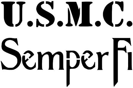 Mixed Media - USMC SEMPER FI Marine Corps Military 8.5
